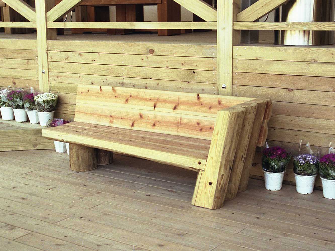 デザインベンチテーブル-中川木材産業